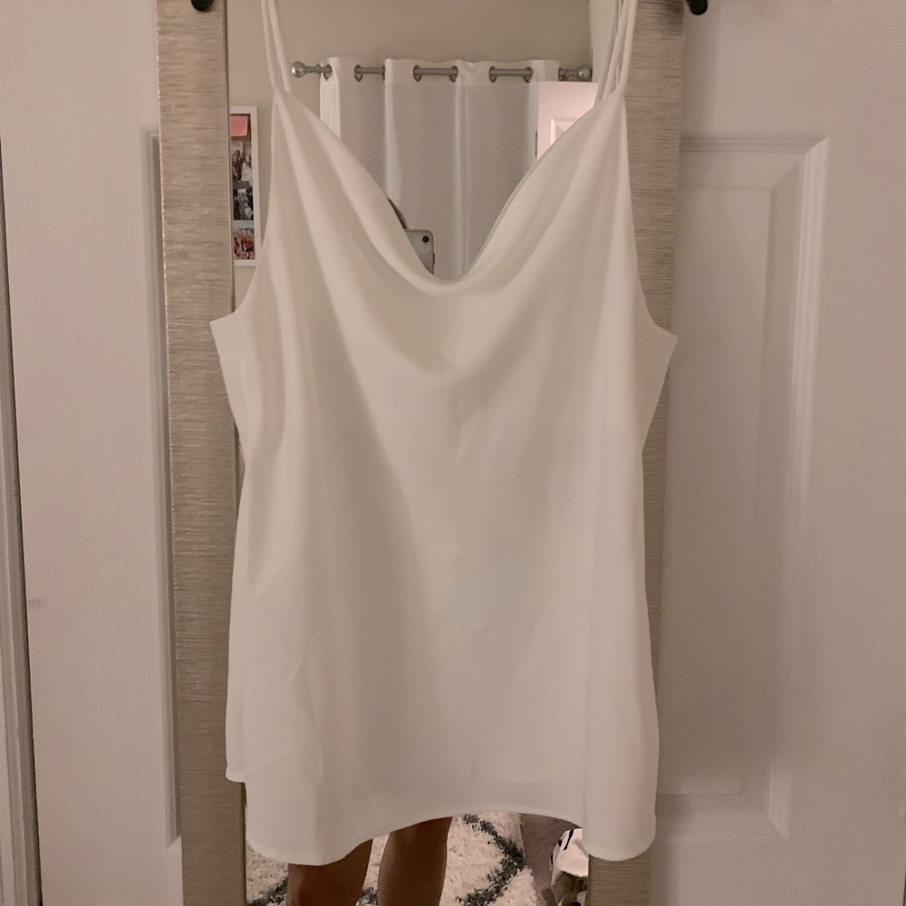 Wishlist Apparel White Tank Top Size Large